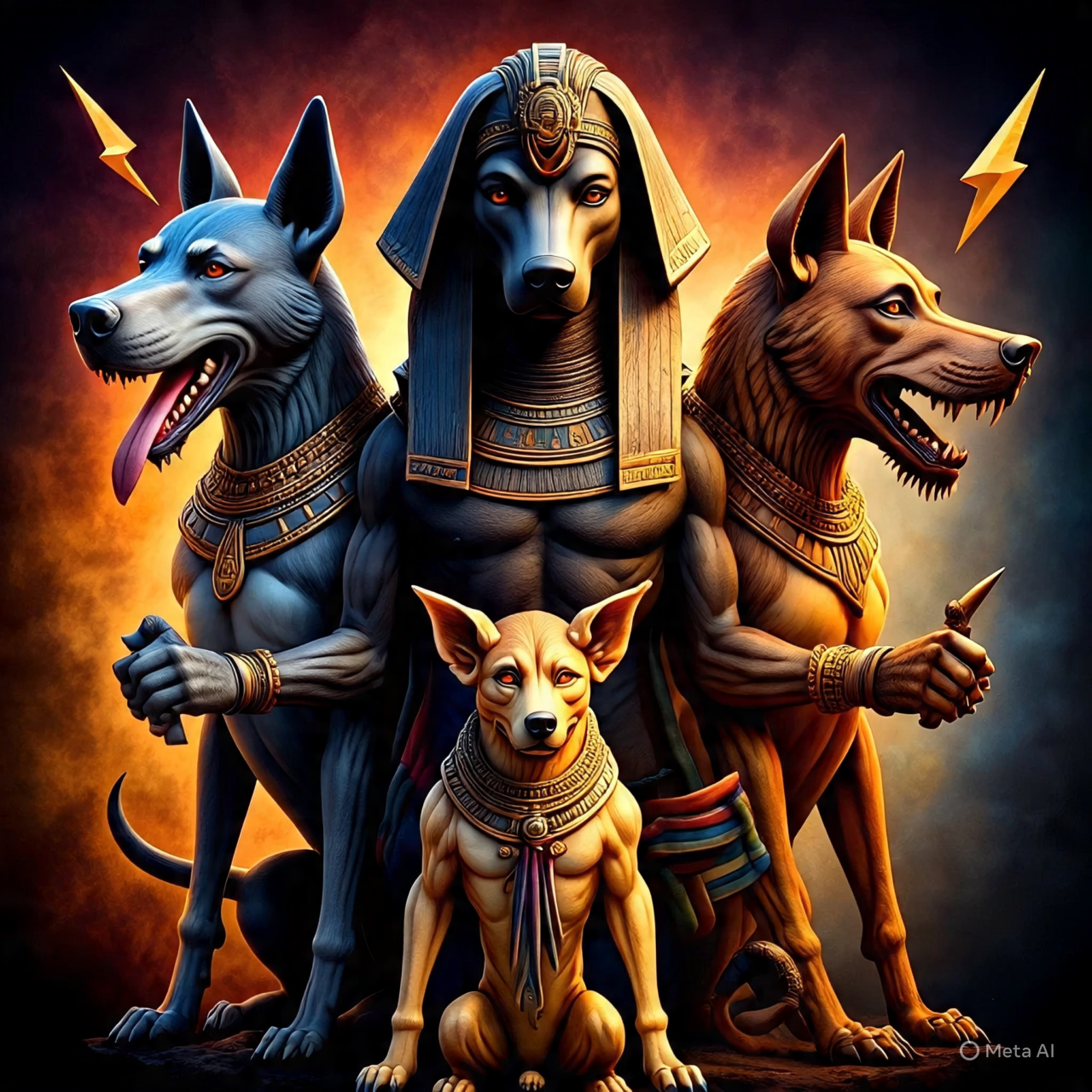 Ancient dog deities and guardians across Egyptian, Aztec, and Greek mythology